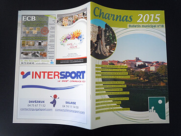 Bulletin municipale Charnas couverture