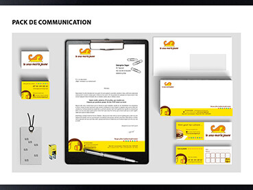 Charte graphique le sous marin jaune - pack de communication