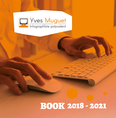 Apperçu de mon book 2018-2021 Yves Muguet Infographiste polyvalent